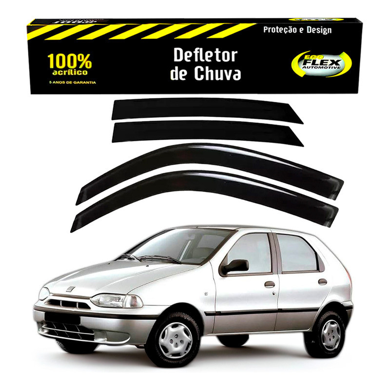 Jogo Calha Defletor Chuva Palio 1.0 1.5 4 Portas 1996 A 2000