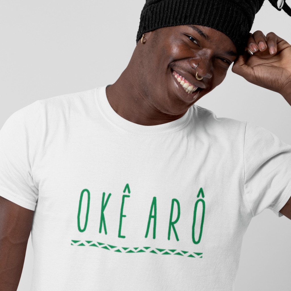 Camiseta Oxóssi Saudação Camisa Moda Orixá Umbanda Candomblé Unissex Premium Lançamento Envio Rápido