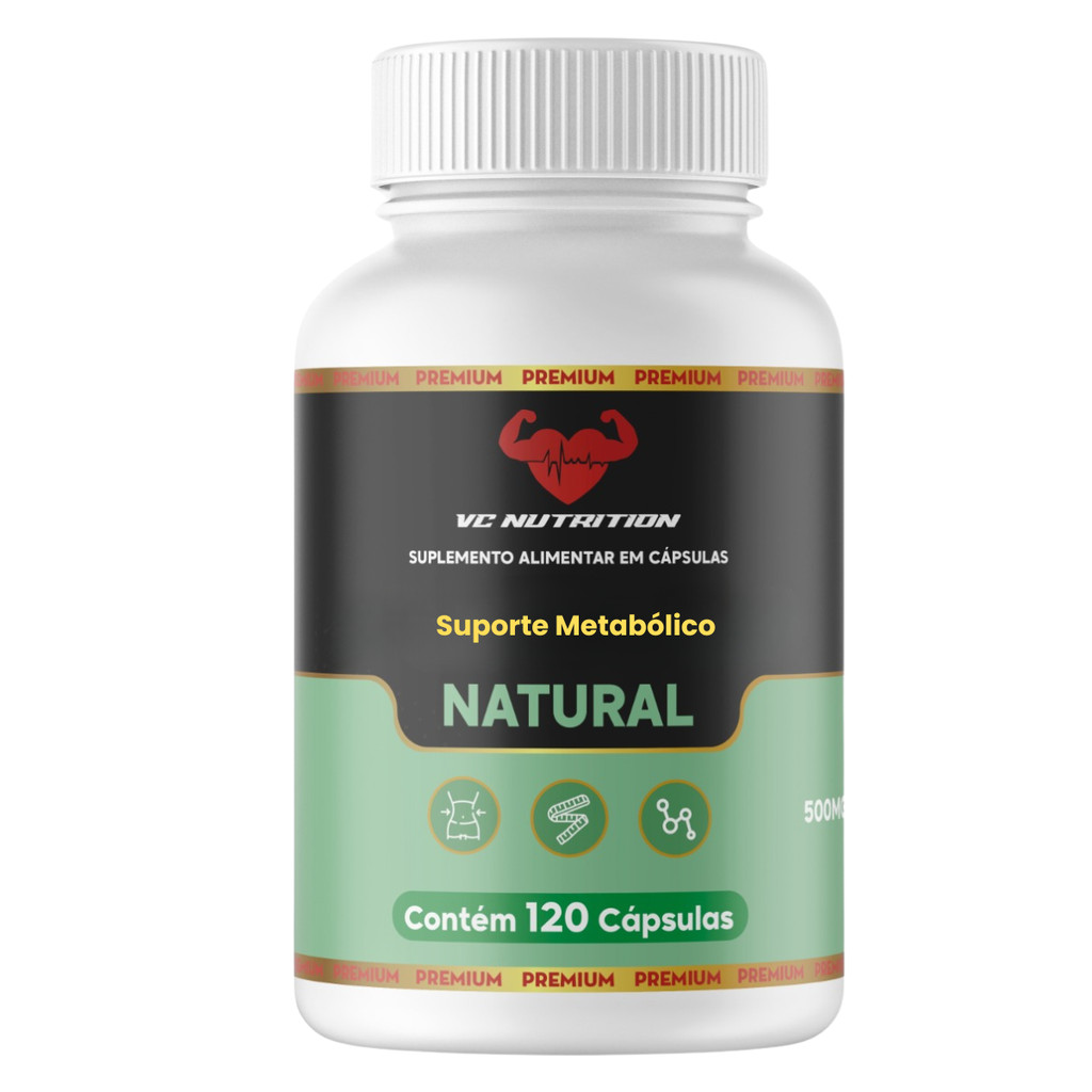 Suporte ao metabolismo, 120 cápsulas 500mg
