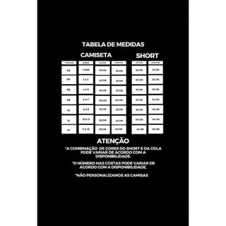 Kit Conjuntos Infatil de Times Internacionais do 06 ao 14 em Oferta na Shopee