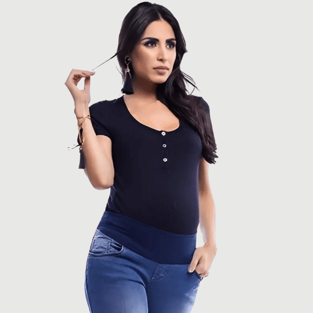Blusa Gestante Amamentação Botões