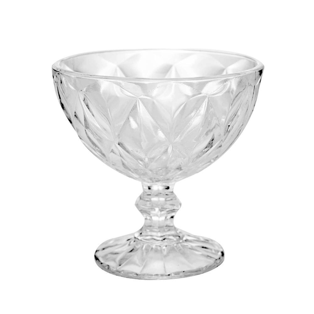 Taça para Sobremesa Lyor Diamond de Vidro 250ml em Oferta na Shopee