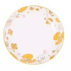 Prato Fundo Wolff Doce Encanto 22cm Amarelo Cerâmica