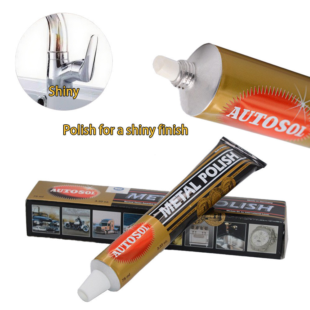 Autosol Original Solvol Chrome Metal Alumínio Polonês Limpador Para Carro Motocicleta
