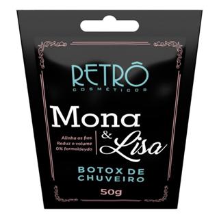 Retrô Mona & Lisa Btox Chuveiro Sachê 50g em Oferta na Shopee