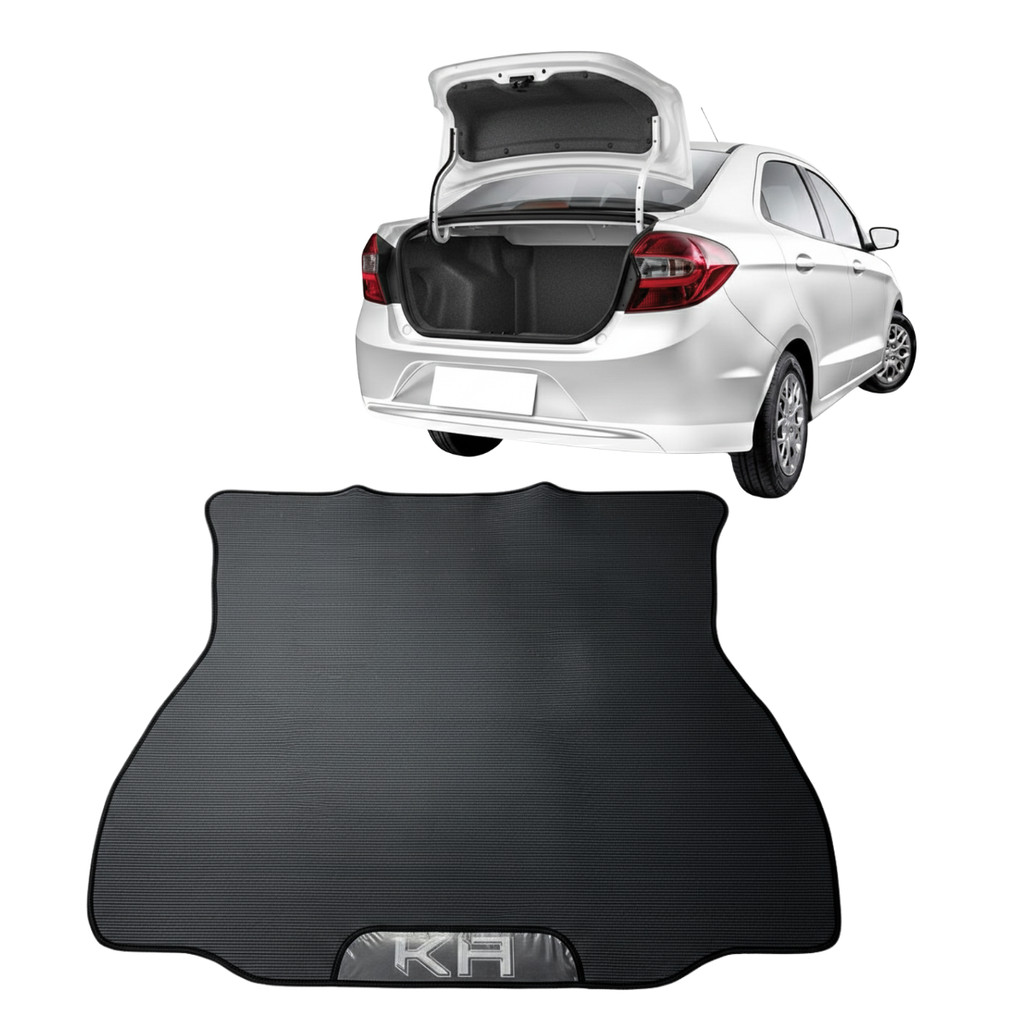 Tapete Porta Mala Preto Bandeja Do Ford Ka Sedan 2015 A 2020