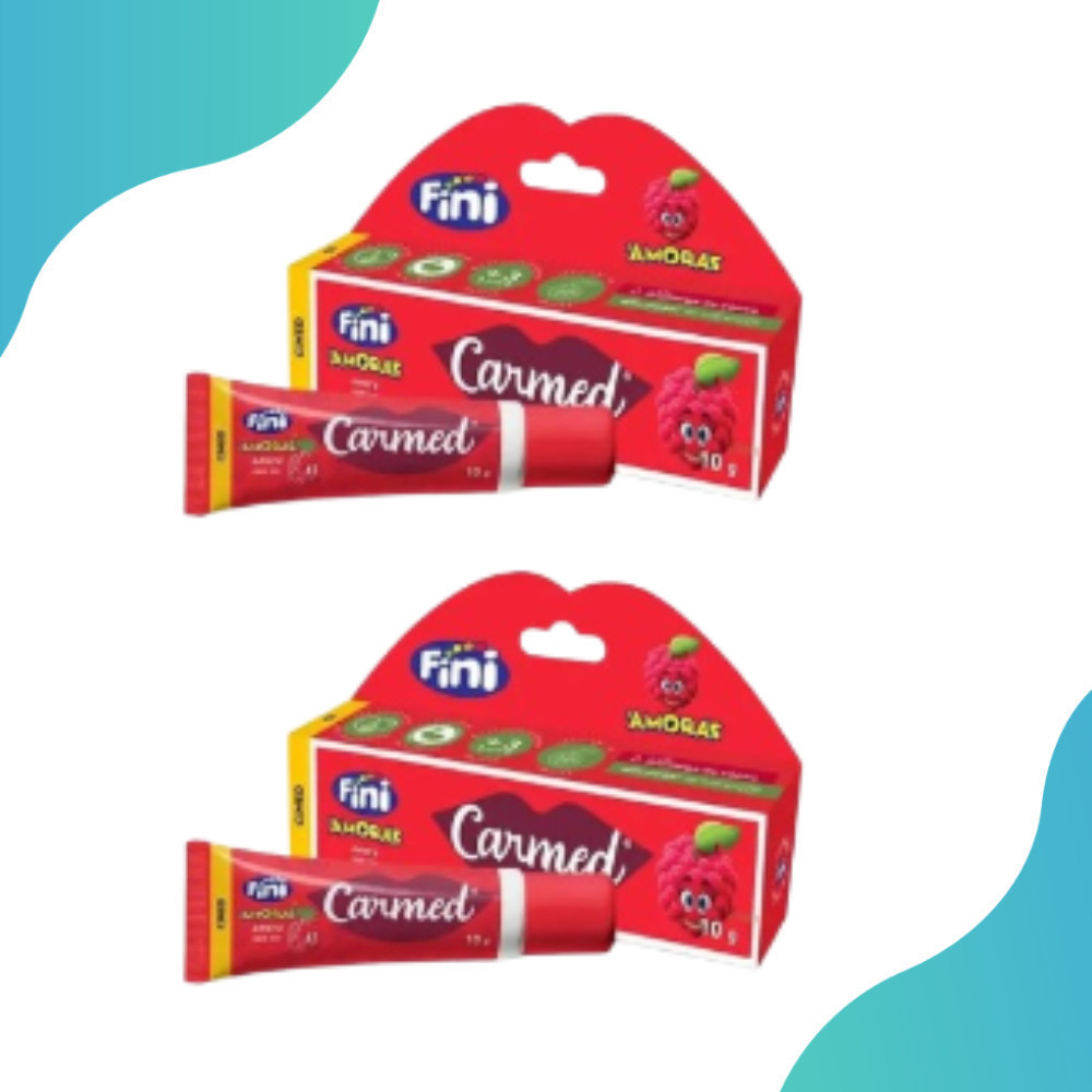 Kit 2 Carmed Fini Amoras Clara Hidratante Labial 10g em Oferta na Shopee