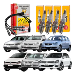 Kit Cabo E Vela Gol Saveiro Voyage 1.0 1.6 8v G3 G4 G5