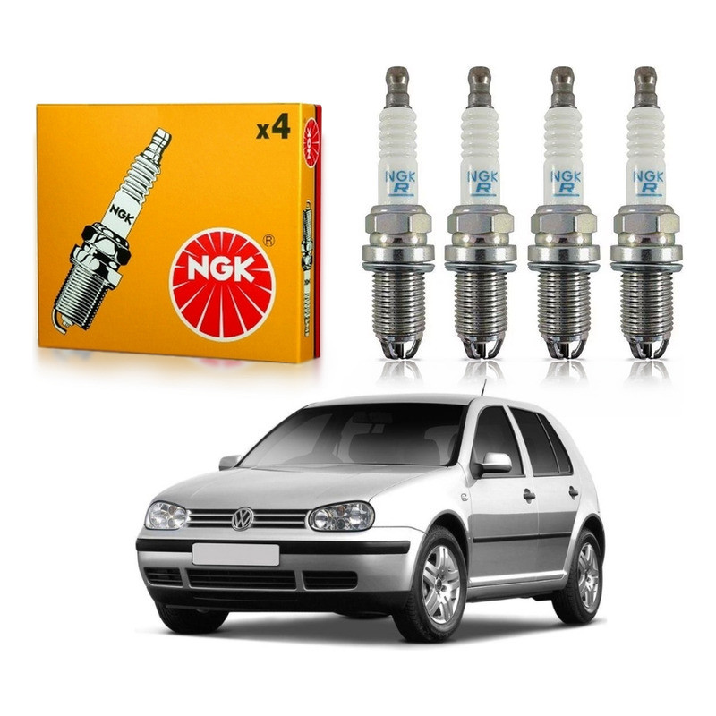 Jogo Velas Ngk Golf Akl 1.6 8v 1998 A 2001