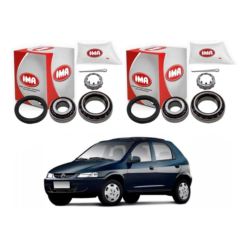 Par Kit Rolamento Roda Traseiro, Celta 1.0 2000 A 2005 em Oferta na Shopee