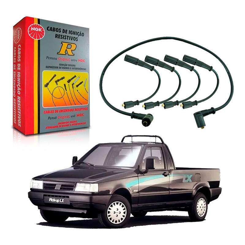Cabo De Vela Ngk Fiorino Pick Up 1.3 1.5 1991 A 1994 em Oferta na Shopee