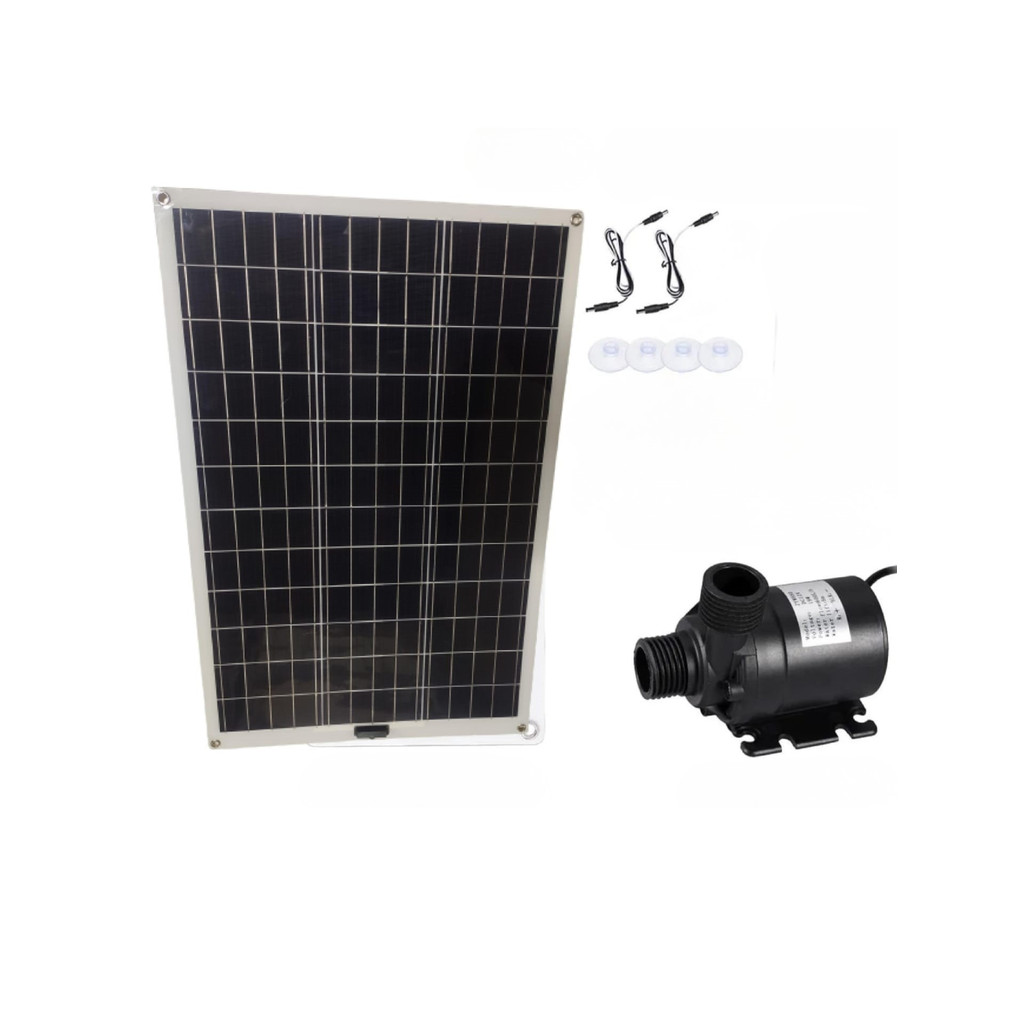 Aerador Oxigenador Painel Solar Bomba de Água Lago Peixes Áquario Jardim Piscina 50w 12v Sem Energia Életrica Oxigenação