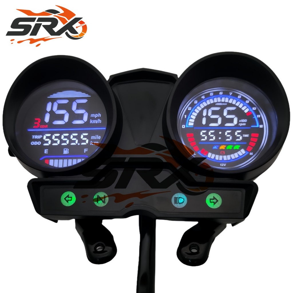 Para YAMAHA Fator YBR125 Ybr 125 Medidor Digital 125 LED Velocímetro Odômetro Instrumento Da Motocicleta