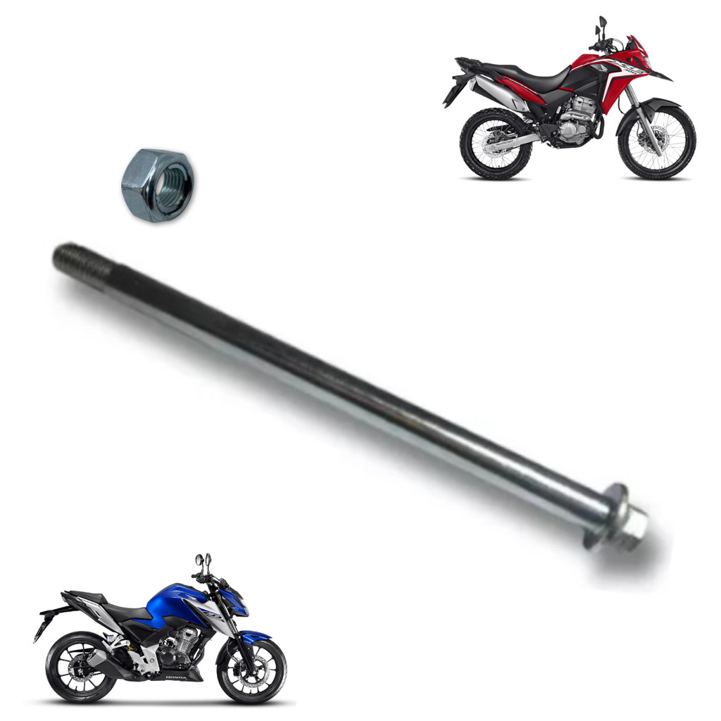 EIXO RODA TRASEIRA XRE 300 CB300 CBX250 TWISTER TODOS ANOS