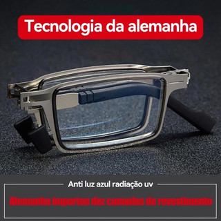 Óculos Dobráveis De Proteção Contra Luz Azul-Portáteis E Leves-Unissex-Armação Metálica