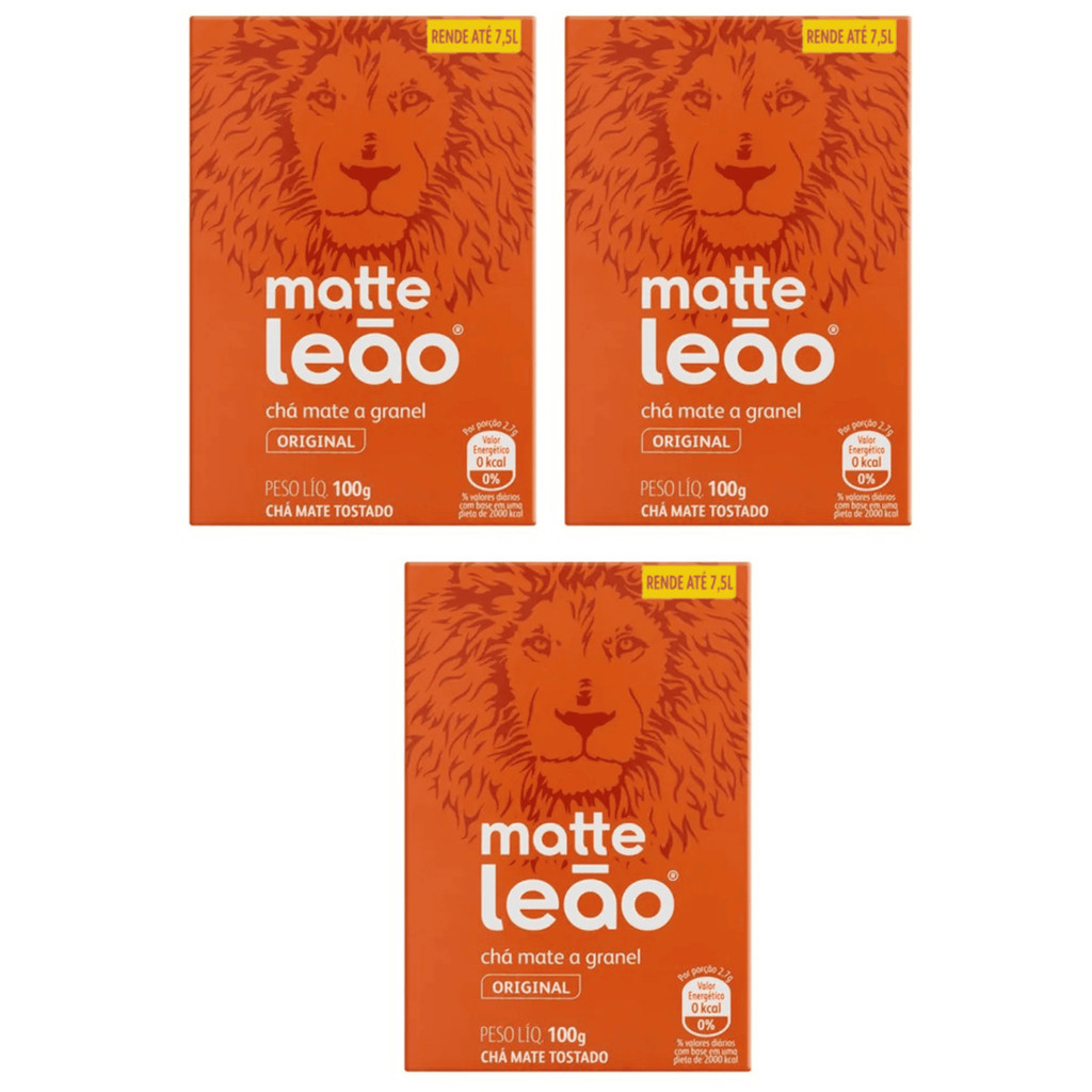 Kit com 3 Matte Granel 100g Leão
