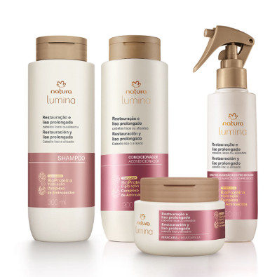 Kit Lumina para Restauração e Liso Prolongado (4 produtos)