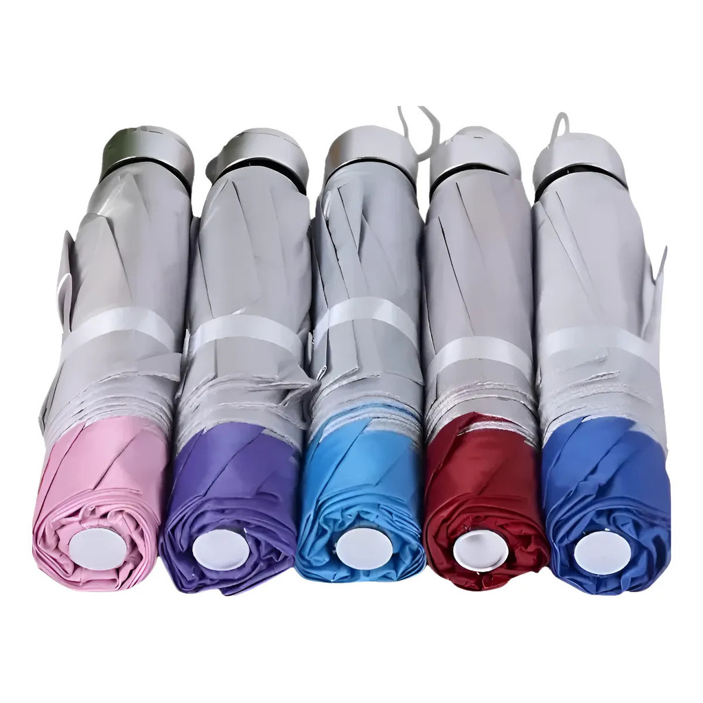 Kit 4 Sombrinhas Guarda Chuva Uv Cabe Na Bolsa| Atacado