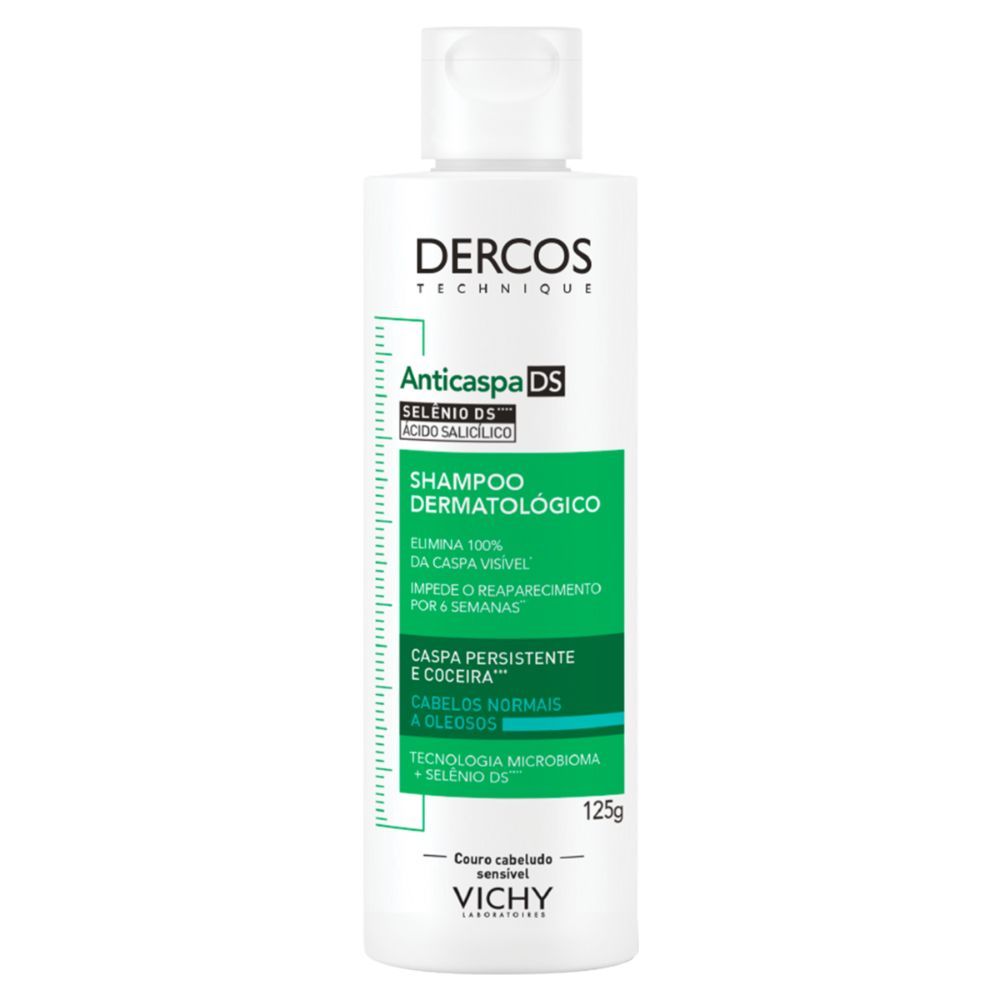 Shampoo Anticaspa DS Vichy Dercos Cabelos Normais a Oleosos 125g em Oferta na Shopee