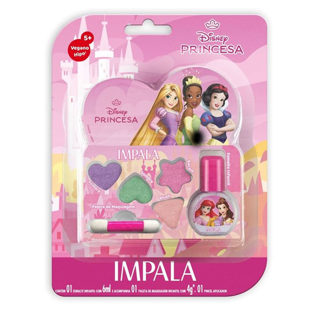 Kit Esmalte E Maquiagem Infantil Impala Princesas em Oferta na Shopee