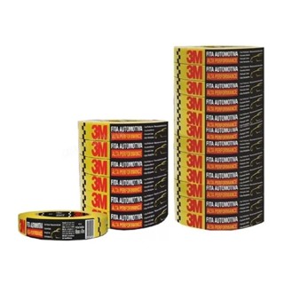 6 Fitas Crepe Alta Performance Automotiva Amarela 18mmx40m - 3m em Oferta na Shopee