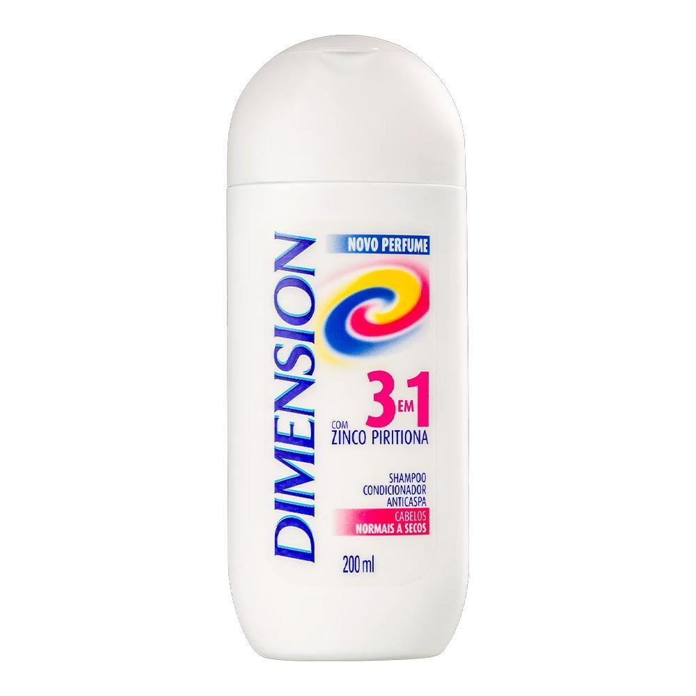 DIMENSION 3 EM 1 SHAMPOO ANTICASPA COM 200ML em Oferta na Shopee