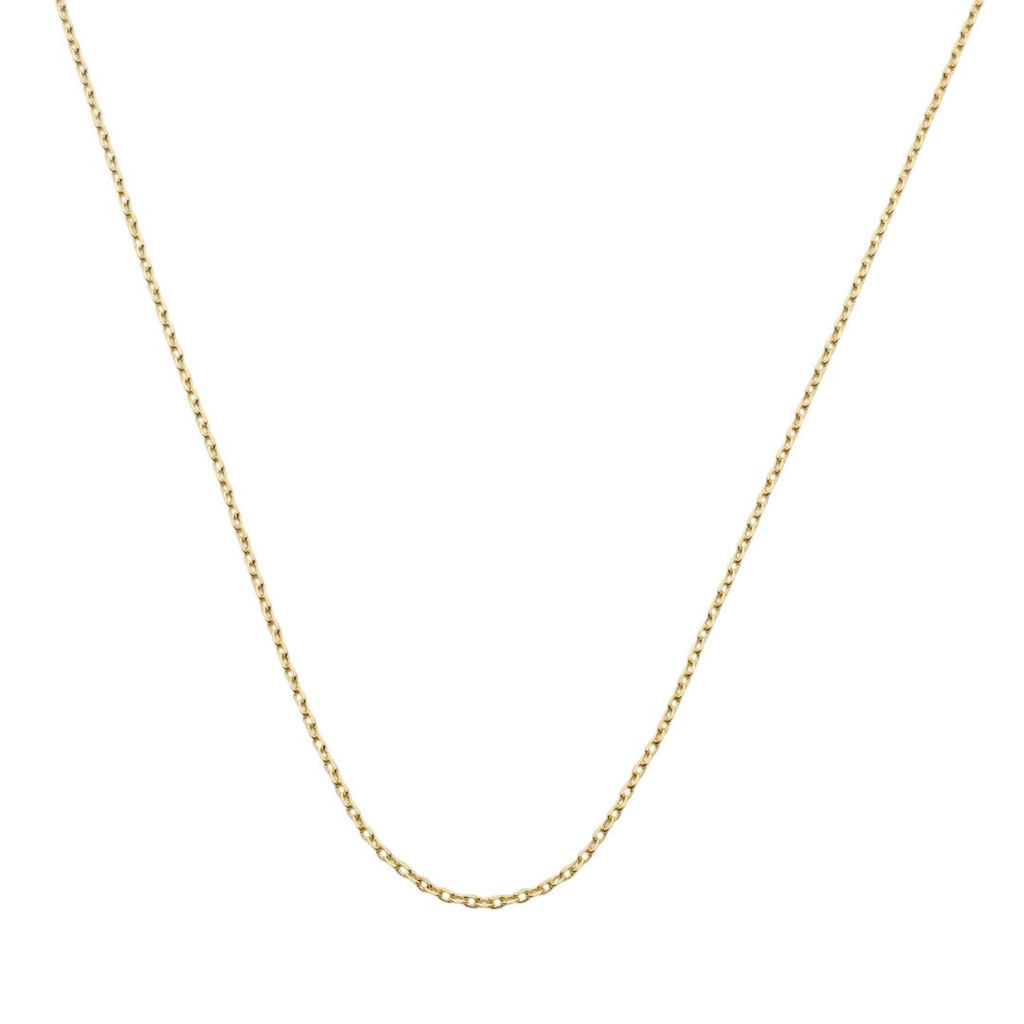 CORRENTE LILA PARA PINGENTES FOLHEADA A OURO 18K