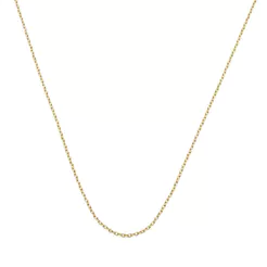 CORRENTE LILA PARA PINGENTES FOLHEADA A OURO 18K