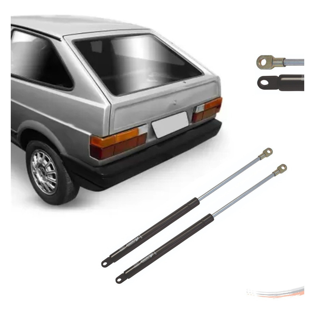 Par Amortecedores Tampa Porta-molas Gol Gti Gts 80 A 96