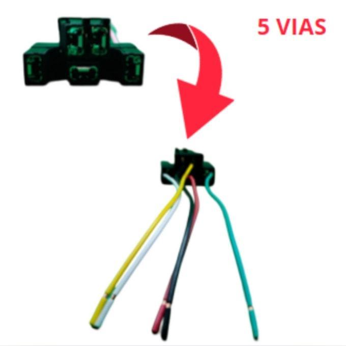 CHICOTE VIDRO ELETRICO 05 VIAS VW/GM - CHW05004 em Oferta na Shopee