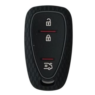Capa chave preta 3 botões ACESSÓRIOS CHEVROLET 98554244 em Oferta na Shopee