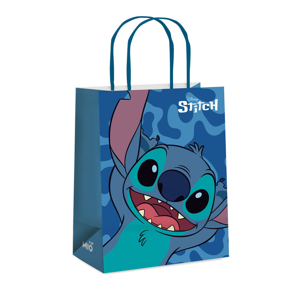 Sacola para Presente Mió Disney Stitch Média 26X19,5X9,5CM com 1 Unidade em Oferta na Shopee