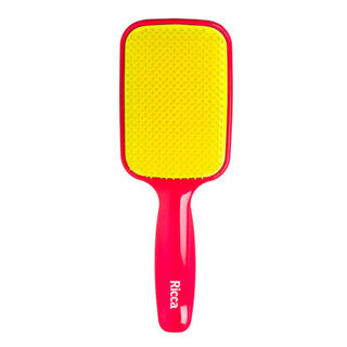 Escova De Cabelo Ricca Raquete Flex Pink em Oferta na Shopee