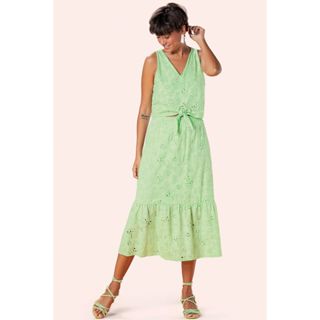 Saia Feminino Marialícia Verde Claro em Oferta na Shopee