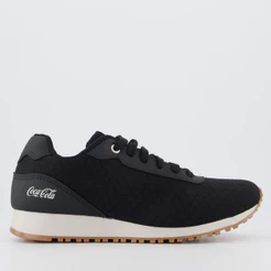 Tênis Coca Cola New Sense Feminino Preto e Off White