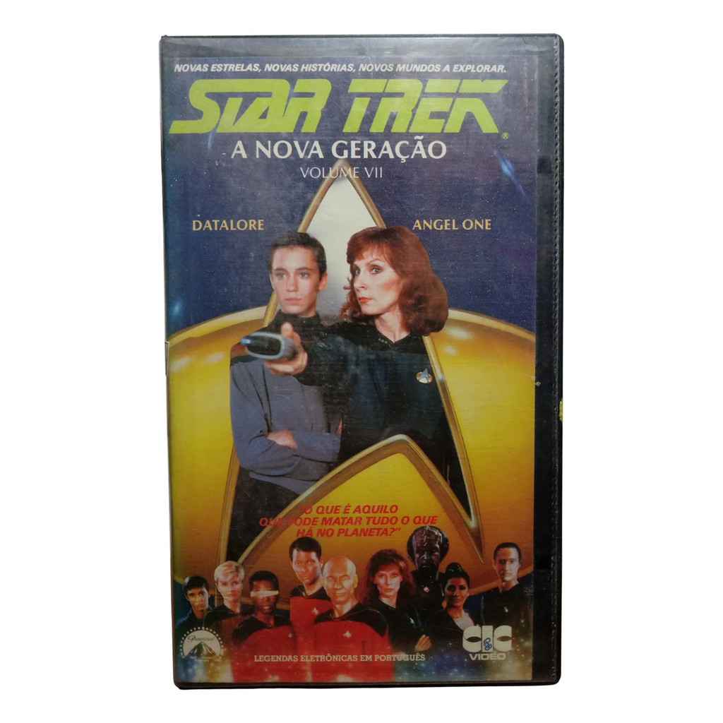 Vhs Star Trek A Nova Geração Vol 7 - Patrick Stewart