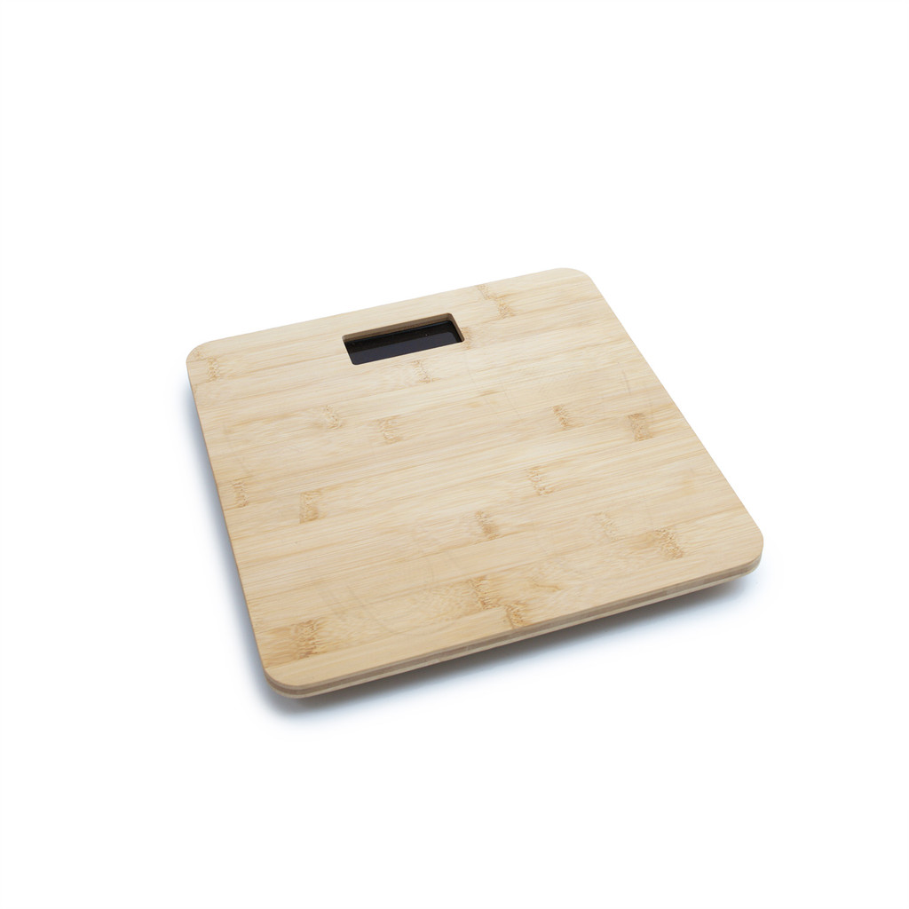 Balança Digital Corporal de Bambu - Oikos em Oferta na Shopee