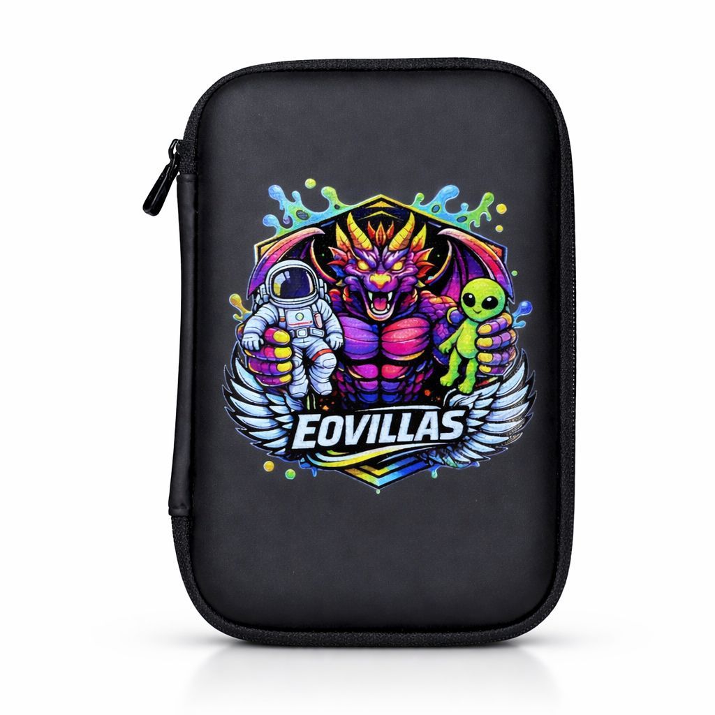 Case Premium  Dragon Space 15x10 cm – Estojo Rígido Organizador Exclusivo