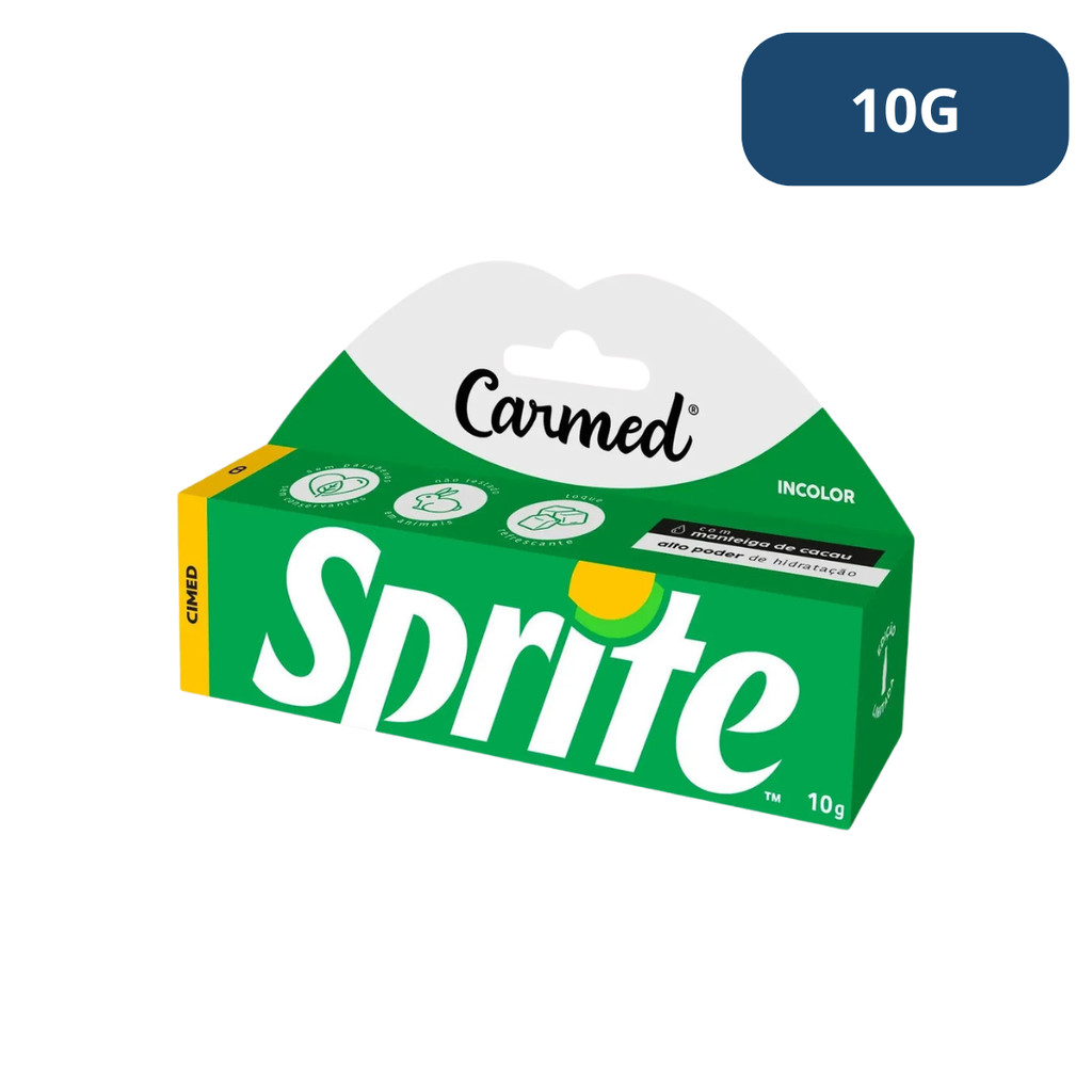 Carmed Sprite Hidratante Labial 10g Lançamento em Oferta na Shopee