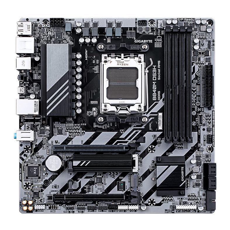 Placa Mae Gigabyte B840M DS3H, DDR5, Socket AMD AM5, Chipset AMD B840, B840M-DS3H em Oferta na Shopee