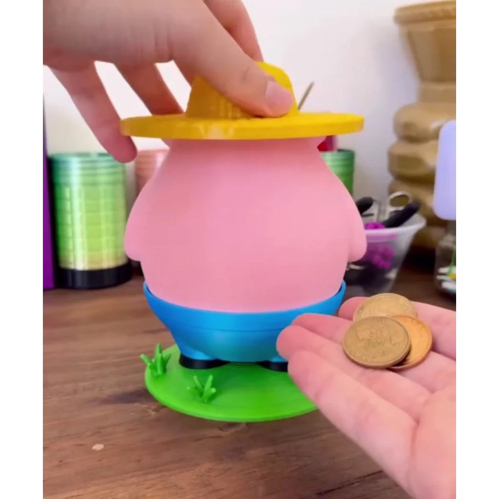 Cofrinho Porco ou Vaquinha ou Ovelhinha | Cofre Infantil