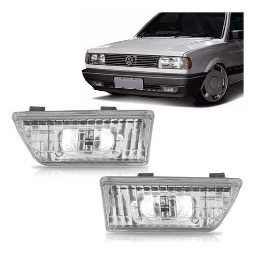 Farol De Milha Neblina Auxiliar Gol Voyage G1 Quadrado lado esquerdo motorista em Oferta na Shopee