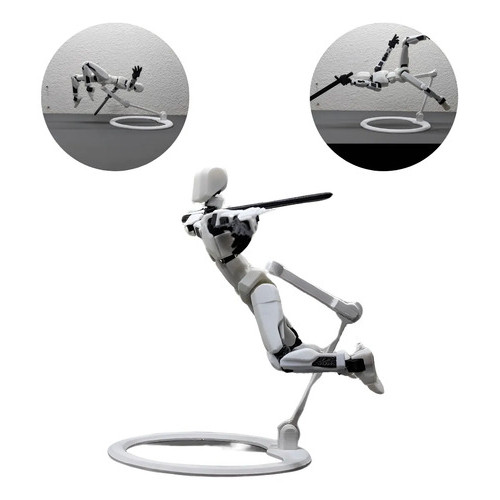 Suporte Base Para Boneco Dummy 13 Ideal Para Stop Motion Branco