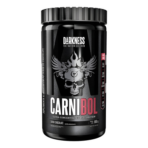 Darkness Carnibol Proteína Ultra Concentrada Chocolate - 900g