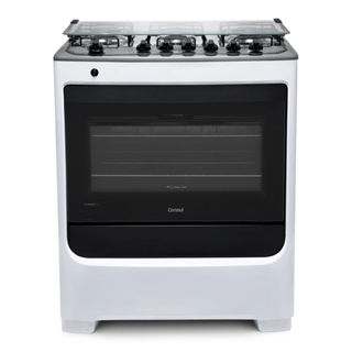 Fogão Consul 6 Bocas Branco com Botões Removíveis e Vidro Interno Vedado - CFS6NAB em Oferta na Shopee
