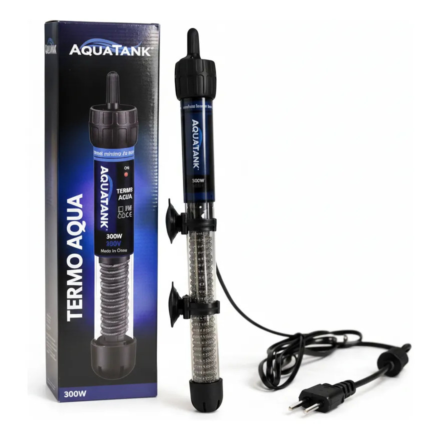 Termostato Aquecedor Em Vidro Aquario 300w Aquatank 127v