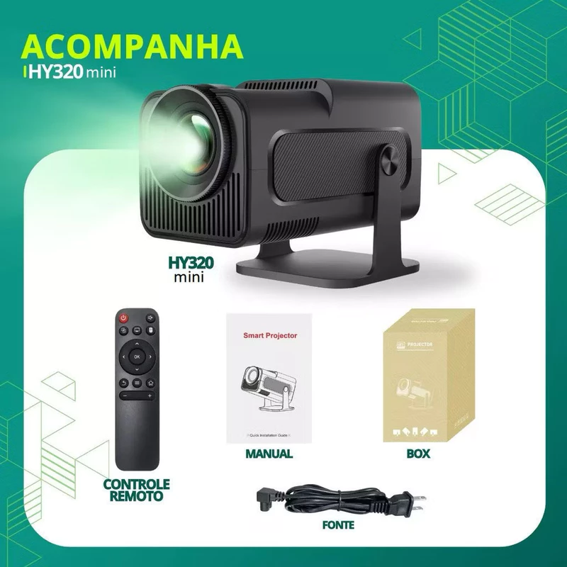 Mini Projetor Portátil HY320 Full HD 1080p — foto 6