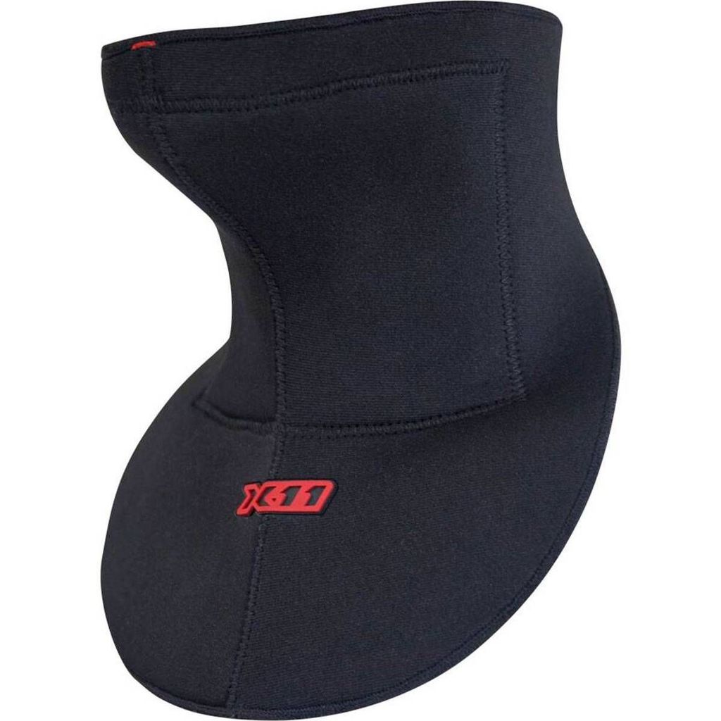 Protetor de Pescoço X11 Neoprene Preto Linha Motociclista Esportivo Anticerol