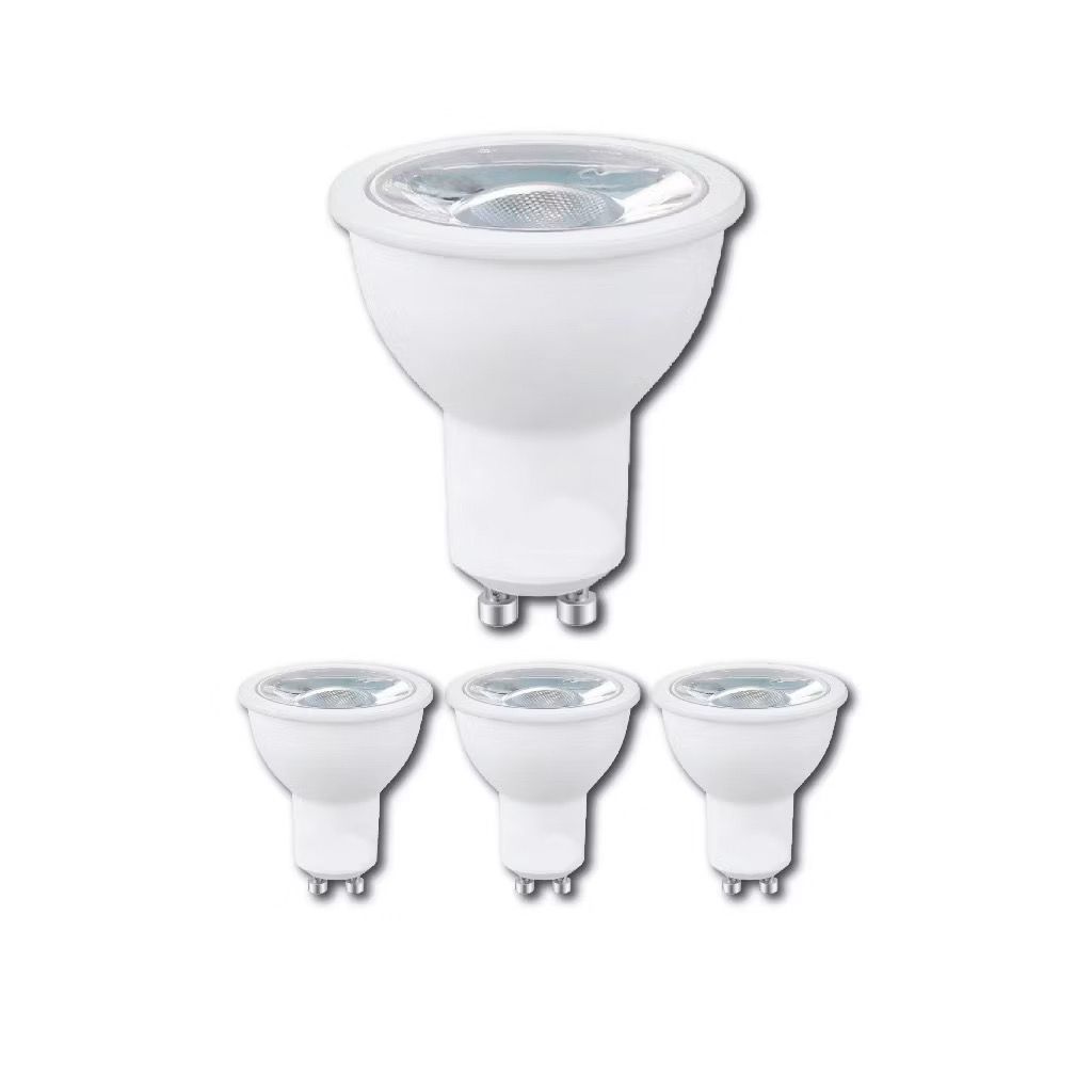 Kit 4 Lâmpada Led 5w Gu10 Dicroica Mr16 Spot Lustre Bivolt Branco Frio Branco Frio