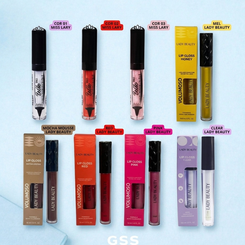 Gloss Labial Volumão Miss Lary – Ácido Hialurônico, Hidrata E Dá Efeito Bocão